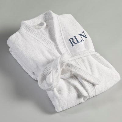 Personalized Men's Embroidered Bathrobe
